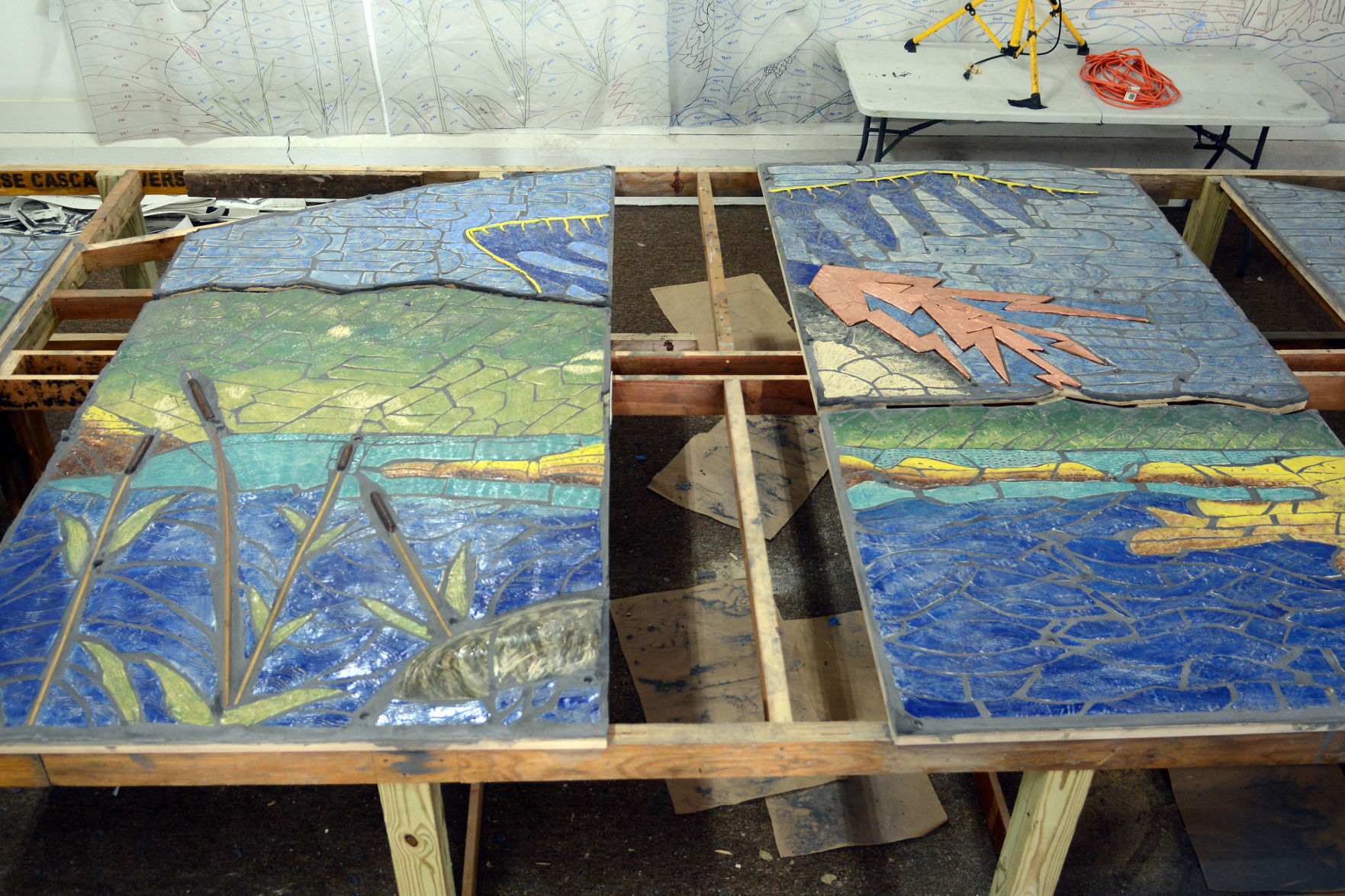 Little Eagle Arts Foundation mural for Baraboo middle school
